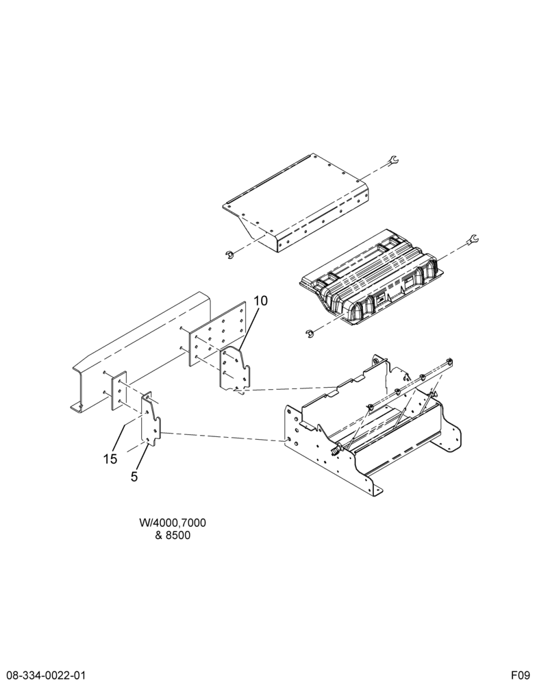 BATT BOX SUPT INSTL; RSM