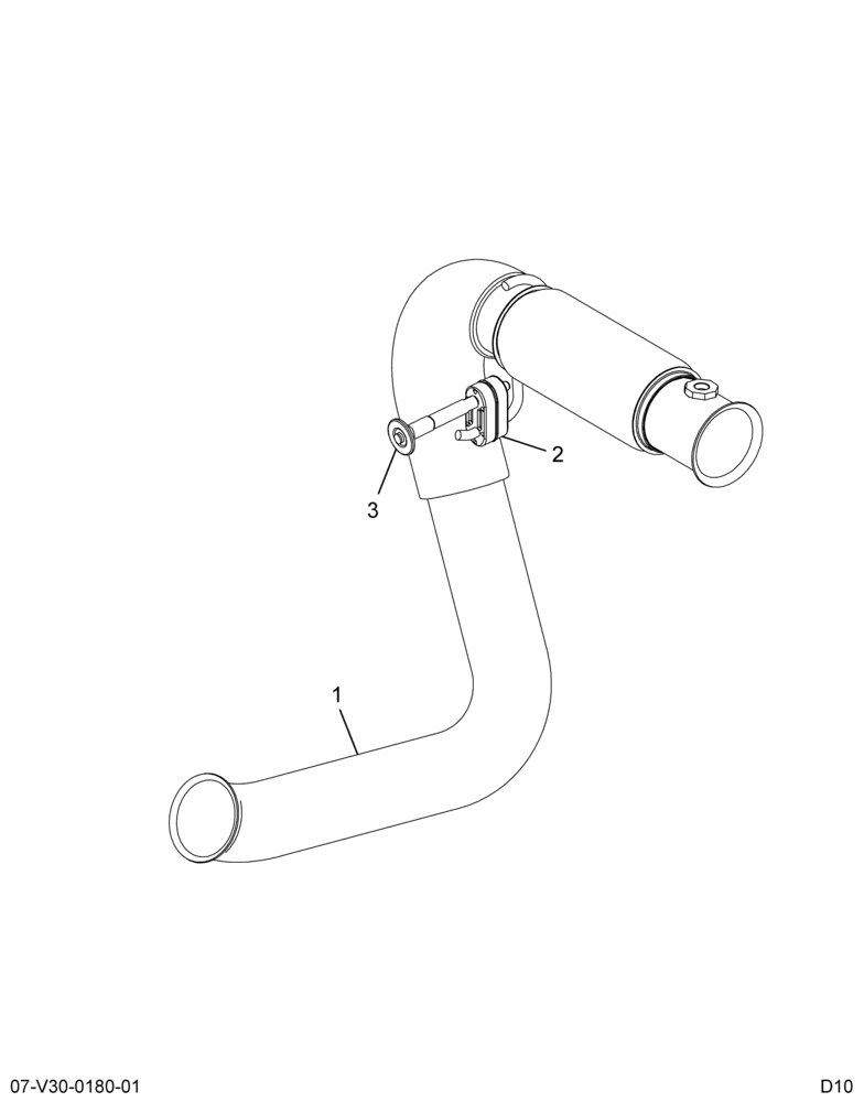 ..PIPE TURBO  ASSY W/HANGER (BC4Z-6N646-B)