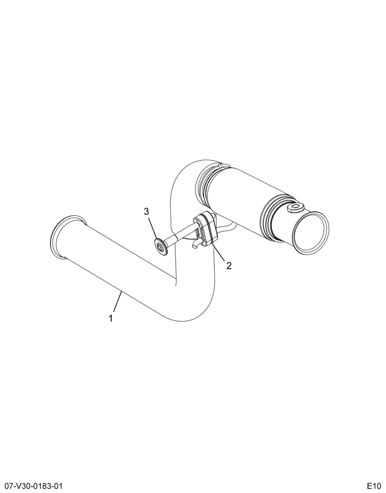 ..PIPE TURBO  ASSY W/HANGER (BC4Z-6N646-D)