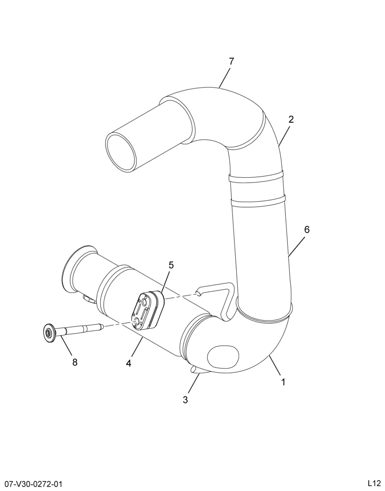 ..PIPE,TURBO , ASSY (DC4Z-6N646-A)