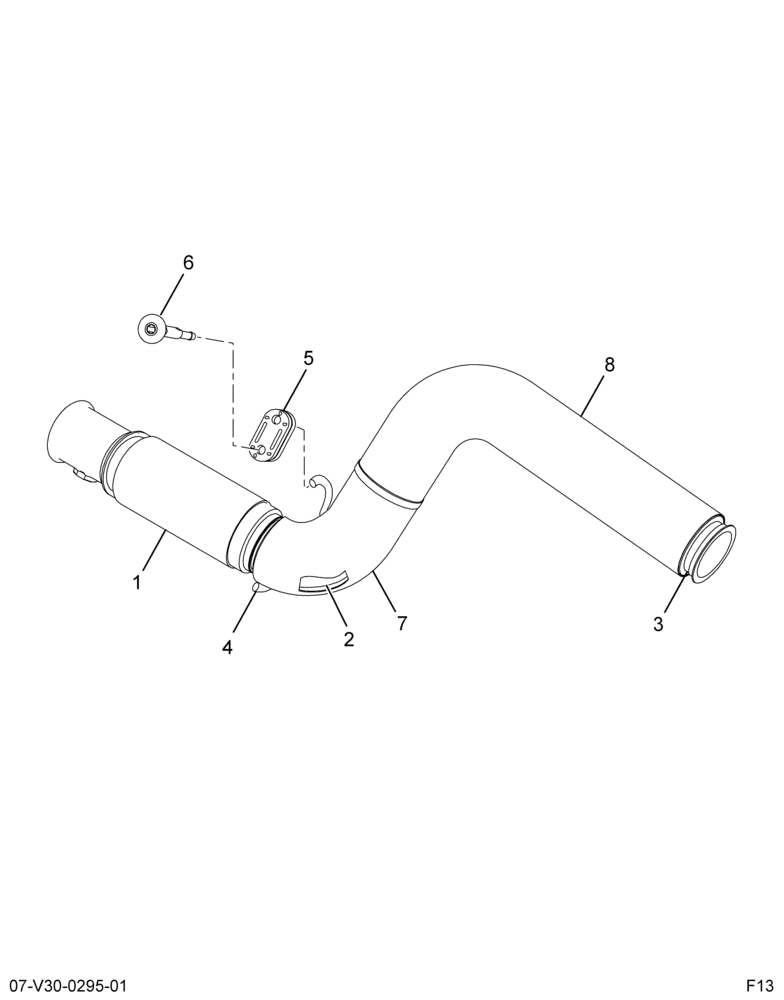..PIPE,TURBO , ASSY (DC4Z-6N646-C)