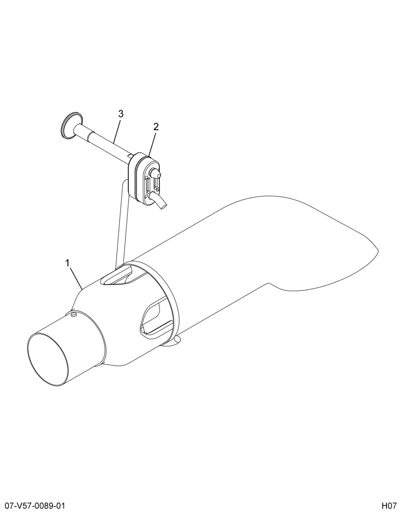..PIPE EXHAUST  ASSEMBLY (Intl. 3813521C93)