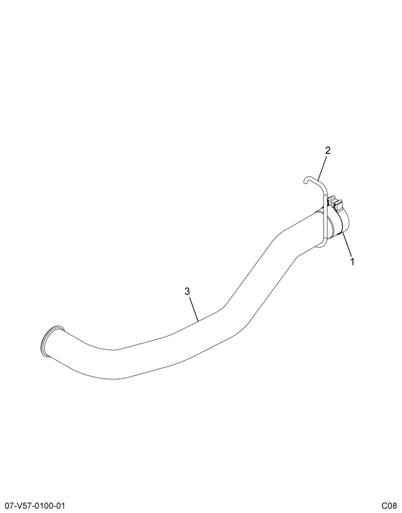 ....PIPE TAIL CAT ASM (8C4Z-5255-BA)