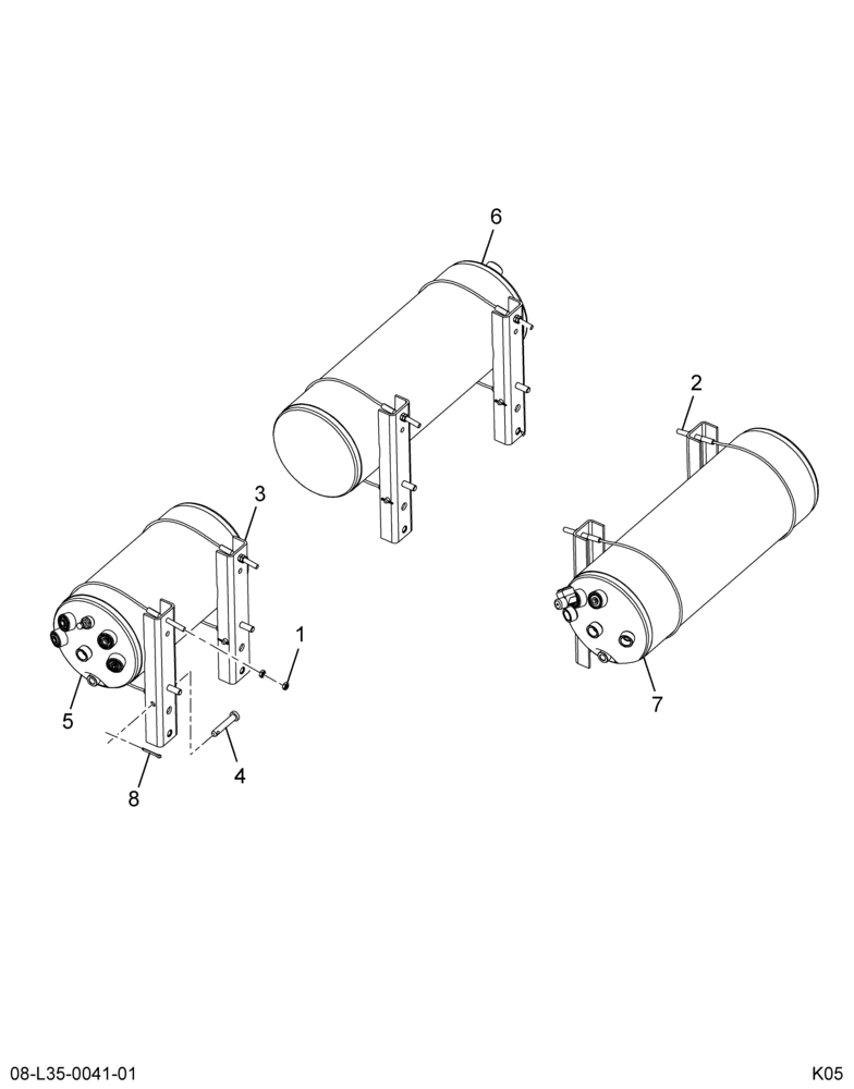 ..SUPER CAB AIR TANKS W/PPV (Intl. 3801090F91)