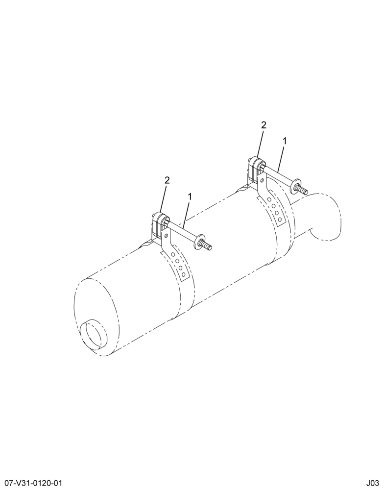 ..CONVERTER MUFFLER*279MM MUFFLE (Eng. 4C4O-5F250-JA)