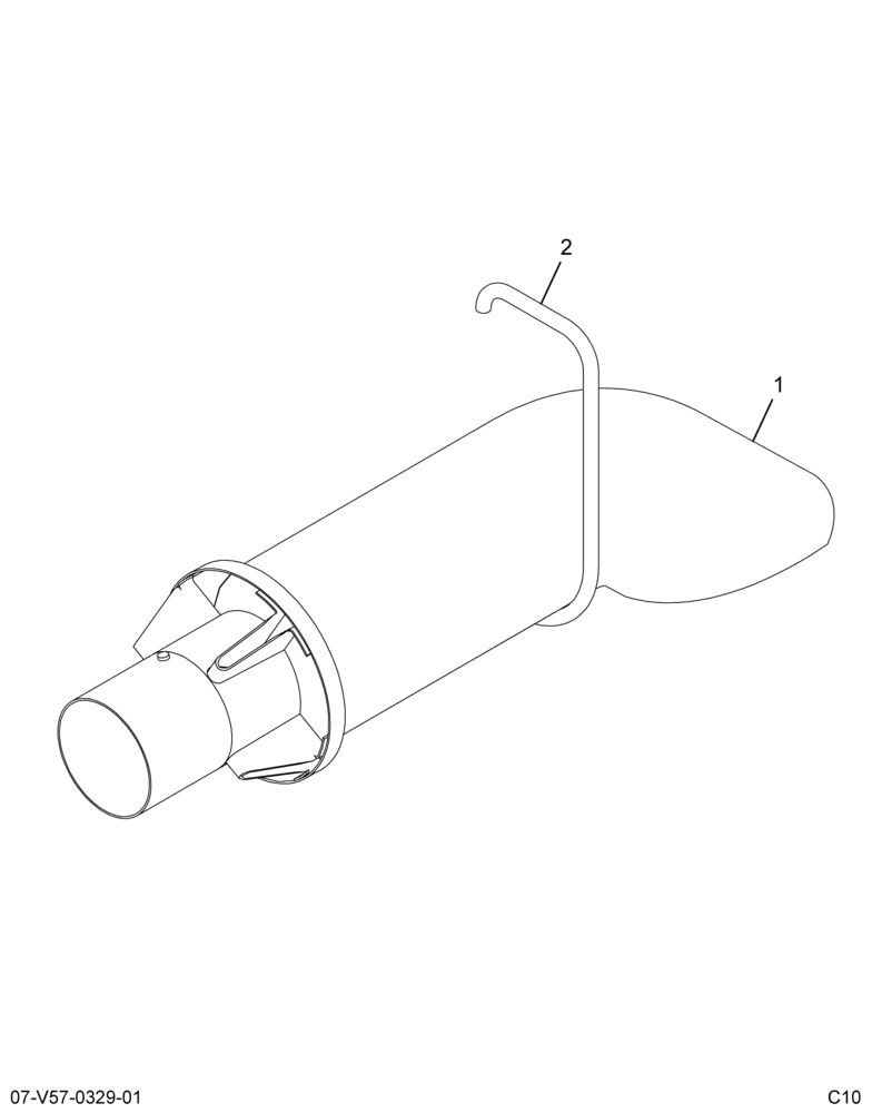 ....PIPE EXHAUST (8C4Z-5202-BA)