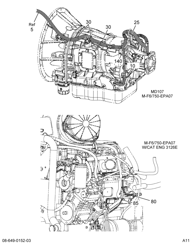 XMSN WIRING INSTL; ALLISON LCT GEN IV 3/3