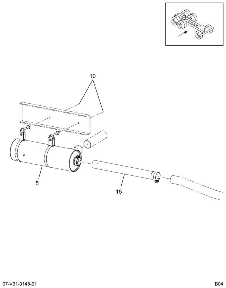 MUFFLER INSTL; LT SIDE MTD EXHAUST, W/CAT C7 ACERT ENG