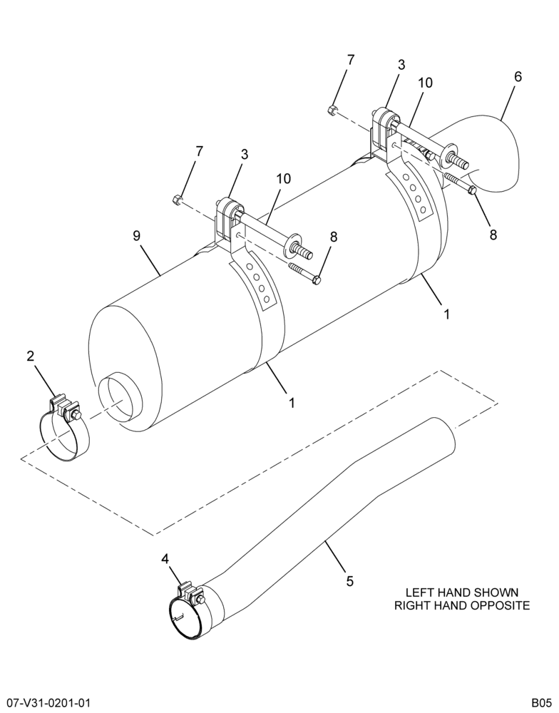 ..MUFFLER ASM EXHAUST MUFFLER MO (Eng. 4C4O-5230-EA)