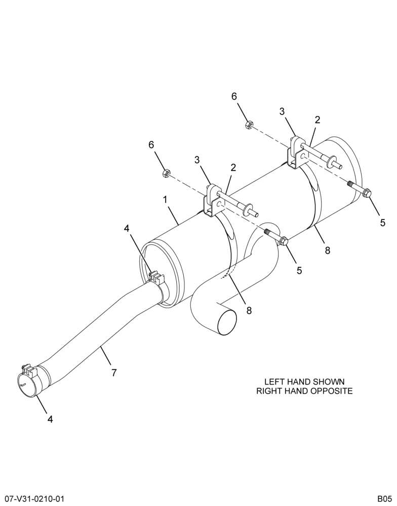 ..MUFFLER ASM EXHAUST MUFFLER AS (Eng. 4C4O-5230-FA)