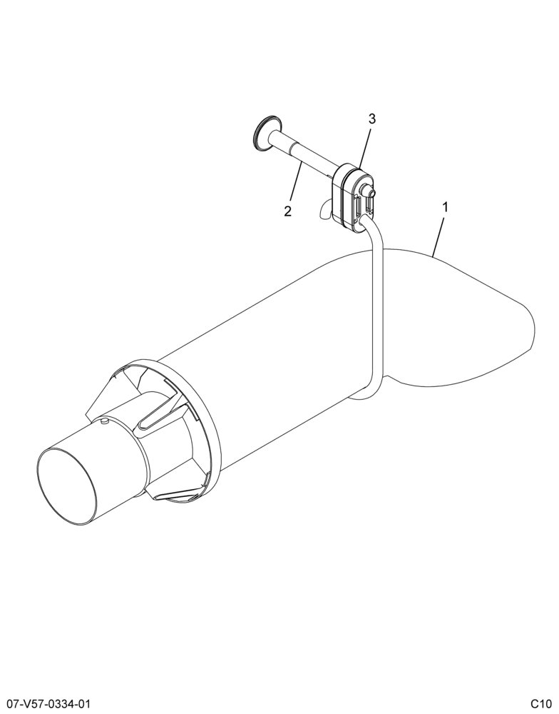 ..PIPE,EXHAUST, ASSY (Intl. 3807883C94)