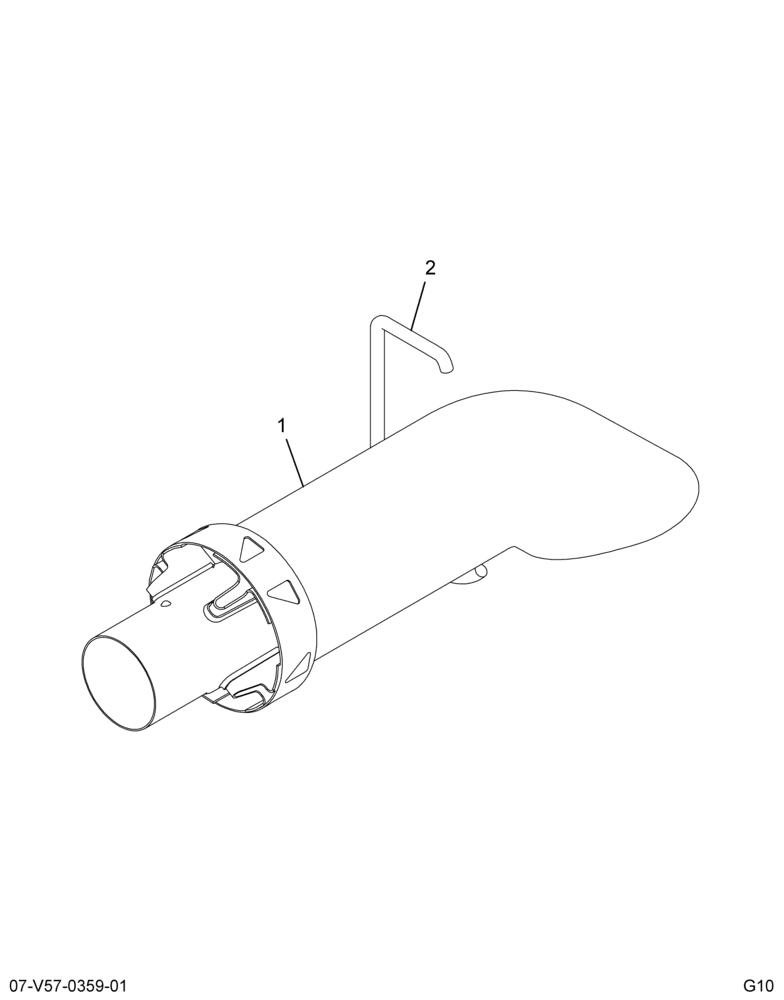 ....PIPE EXHAUST (8C4Z-5202-CA)