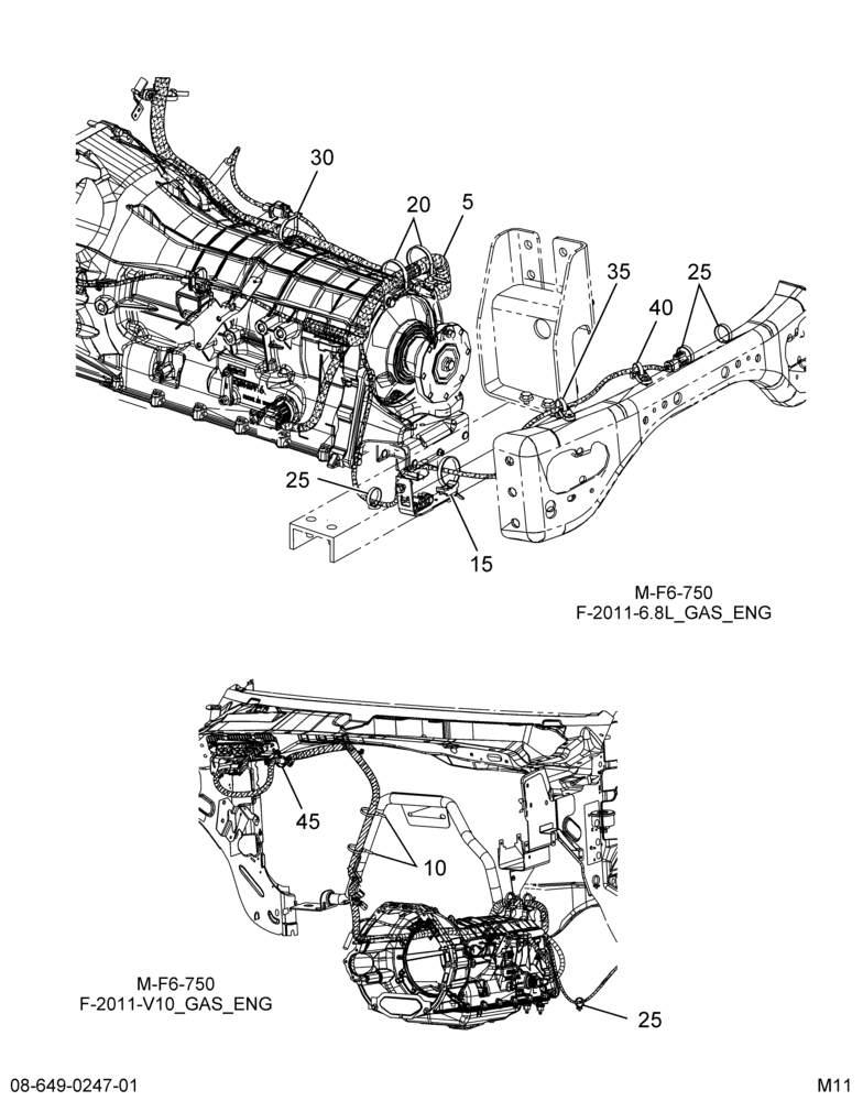 XMSN WIRING INSTL; FORD 6R140 XMSN