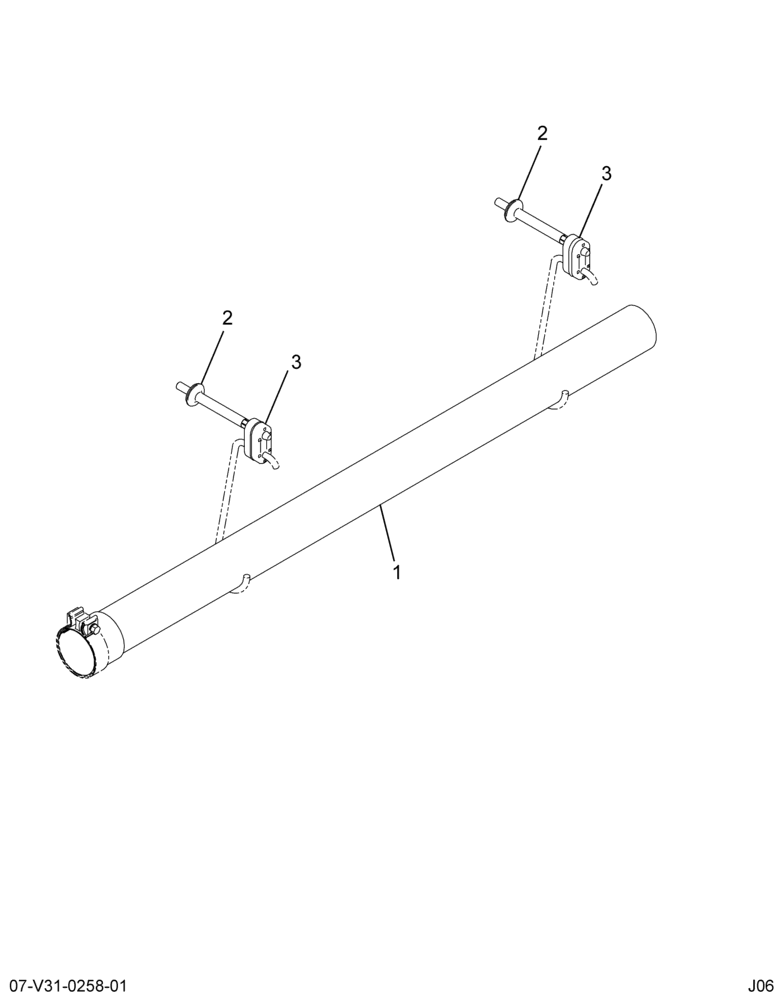 ..PIPE,EXHAUST, (Intl. 3661794C91)