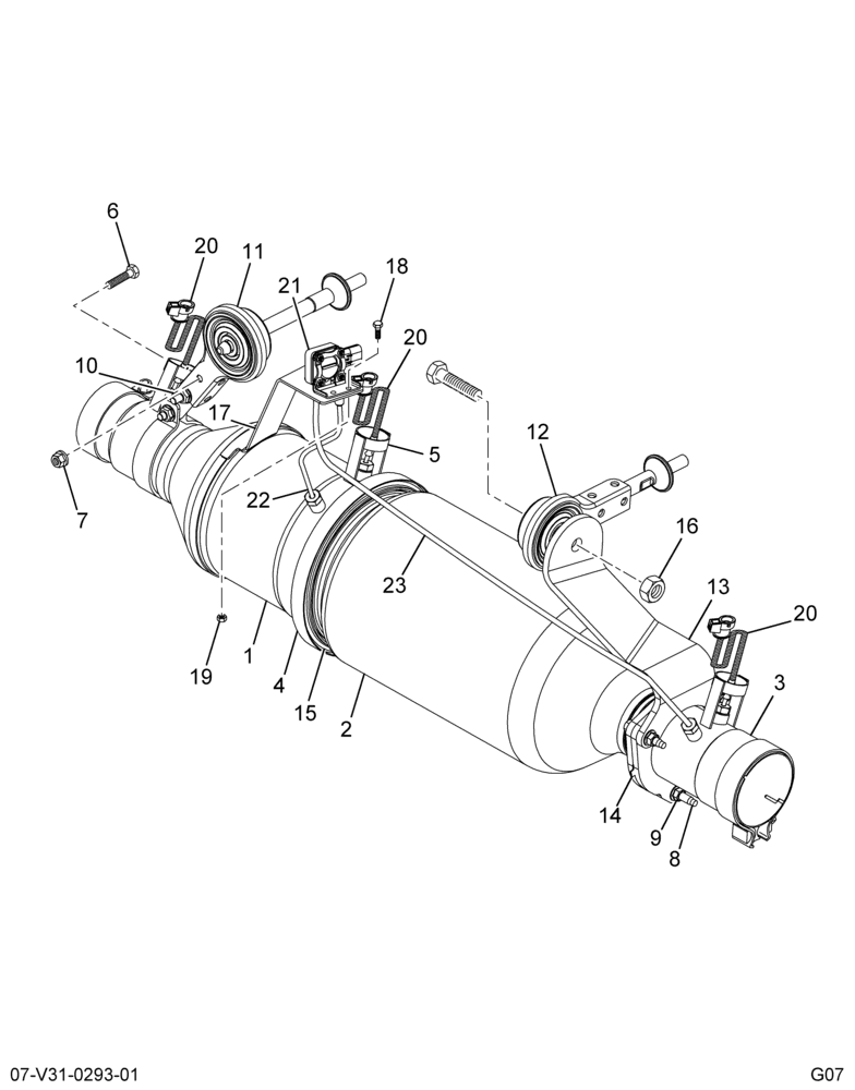 ..MUFFLER EXHAUST (Intl. 3814299C92)