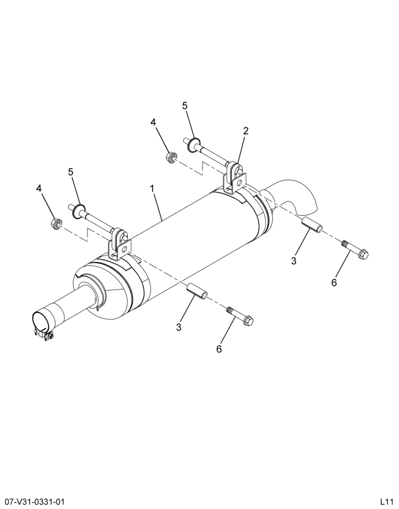 ..MUFFLER,ASM EXHAUST, MUFFLER M (6E7Z-5230-AA)