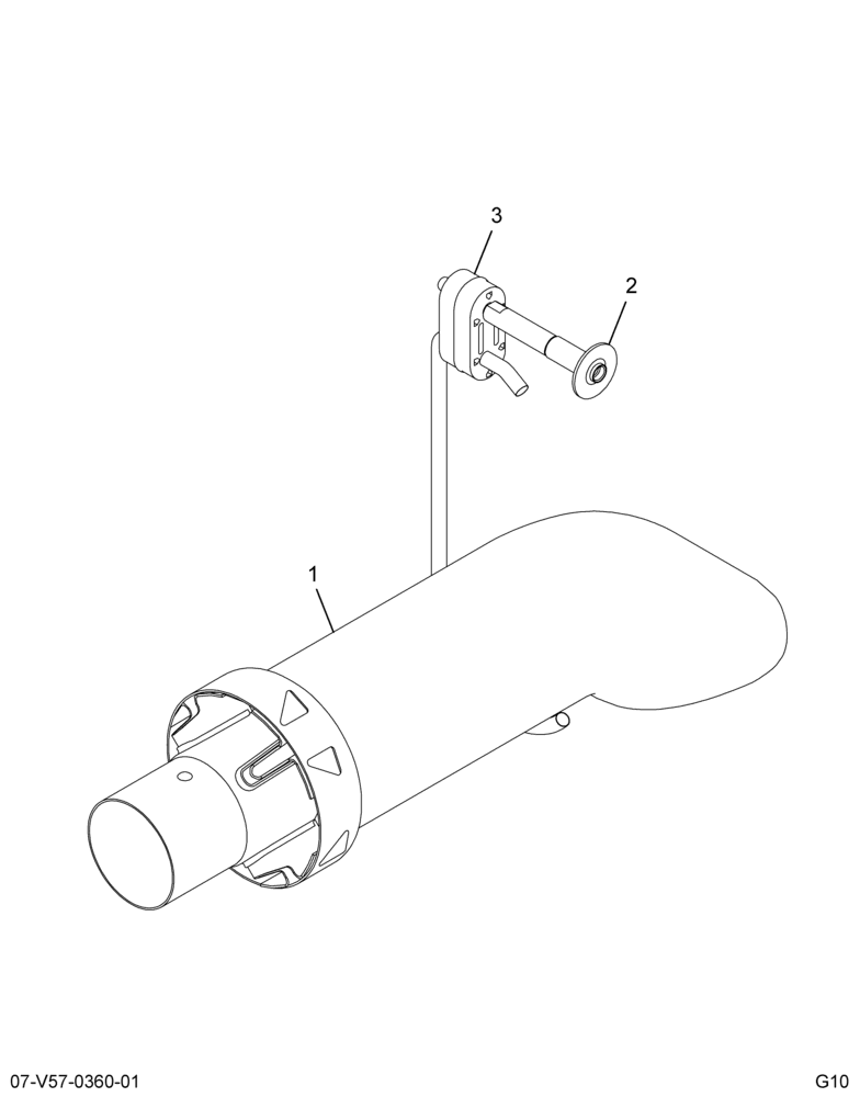 ..PIPE EXHAUST  ASSY (Intl. 3808578C95)