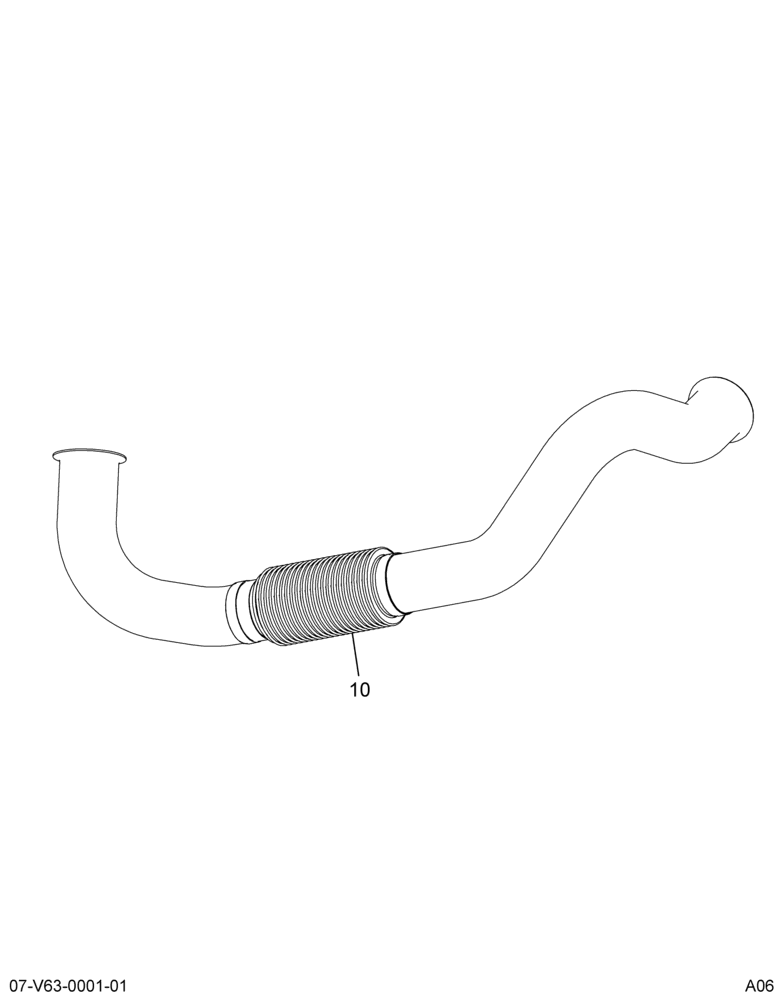 EXHAUST SYSTEM INSTL; CGI LINE,FOR CAT ENGINE,UNDER CAB MT