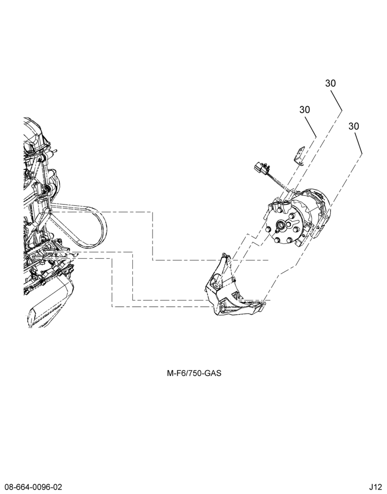 ALT PULLEY INSTL; ACC DRIVE COMPONENTS, W/FORD GAS ENG 2/2