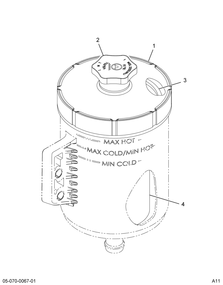 ..RESERVOIR, POWER STRG PUMP (9C4Z-3A697-A)