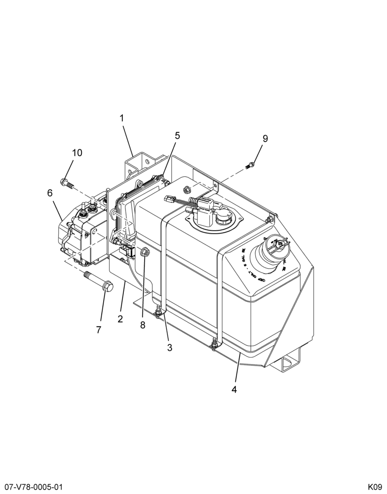 ..TANK  5 GAL ASSY (Intl. 3852071C91)