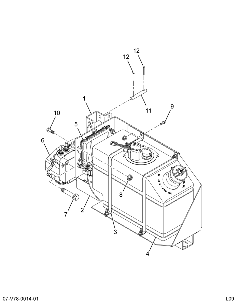 ..TANK  DEF 5GAL ASSY (Intl. 3861046C91)