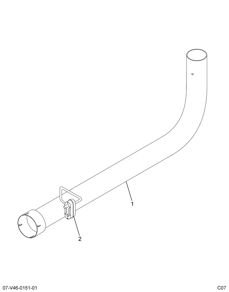 ....PIPE TAIL (8C4Z-5255-JA)