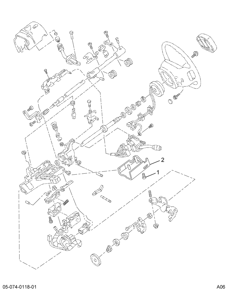 ..INST PANEL STNG COL SHRD LW (Eng. F75A-LBHY-BAJAF2)