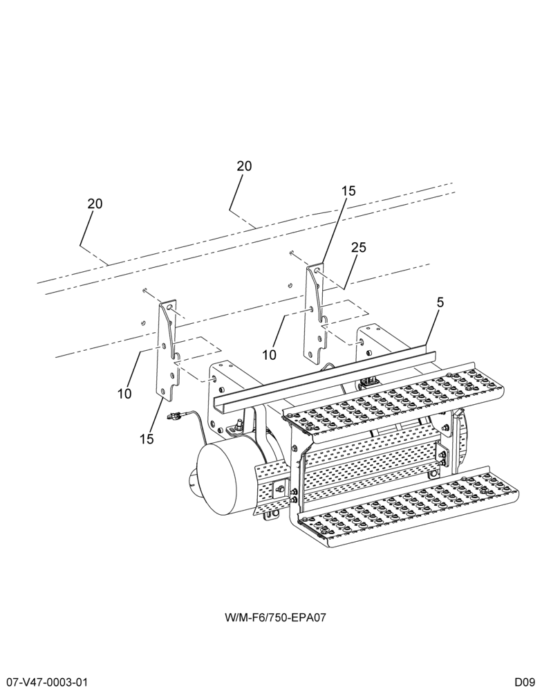EXH SYSTEM INSTL; AFTERTREATMENT DEVICE, CAT ENGINES
