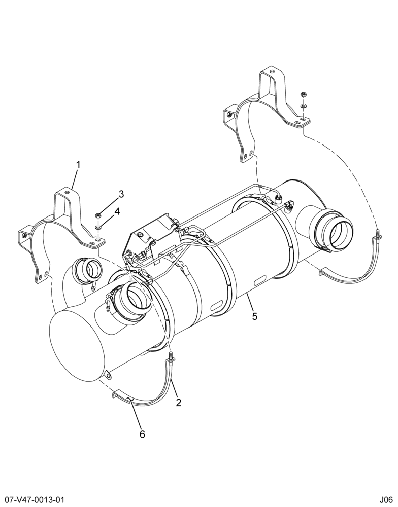 ....MUFFLER, ASM EXHAUST (Intl. 3802110C92)
