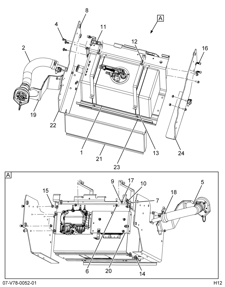 ..TANK , ASSY DEF 9 GAL RC/S-CAB (Intl. 3978329C91)