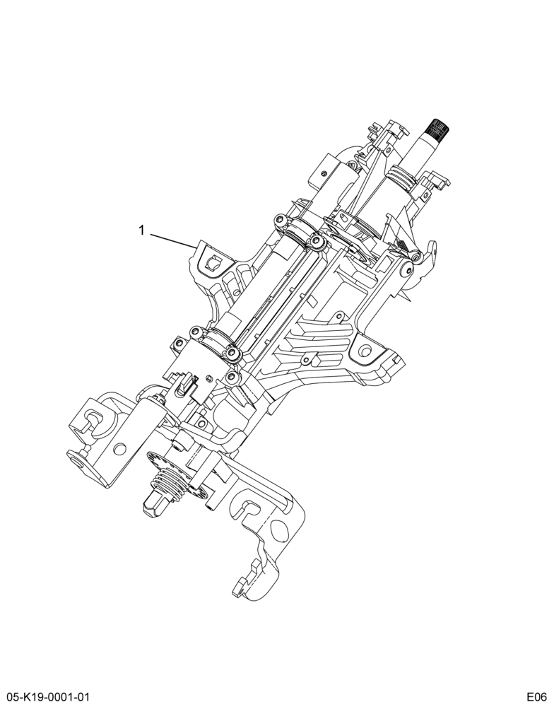 ..STEERING COLUMN W/MNL & MD XMS (Eng. 6U3C-LBCD-AA)