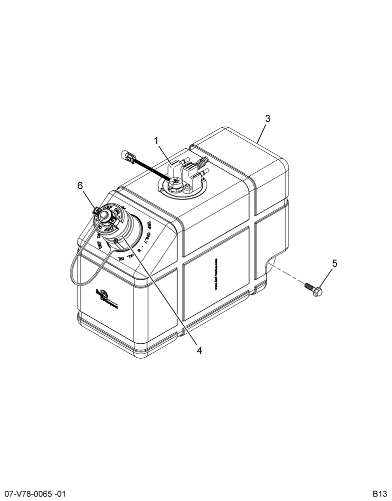 ....TANK , ASM DEF 5 GAL (DC4Z-5J228-A)