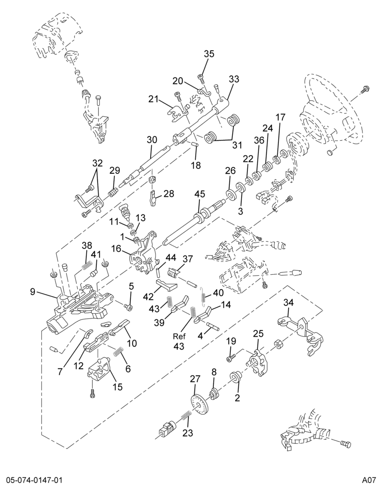 ....HOUSING STEERING COLUMN ASM (4U3Z-3C529-CA)