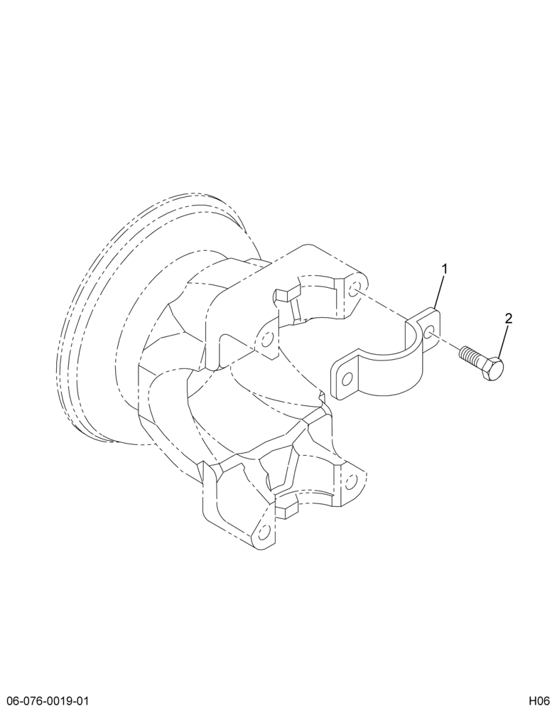 ..KIT U-JT STRAP & BOLT 1590 (4C4Z-7B125-BA)