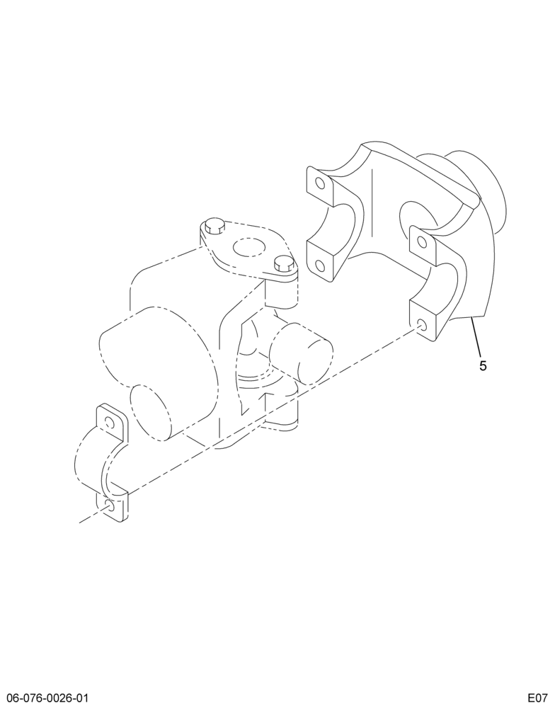 INPUT YOKE; REAR-REAR AXLE