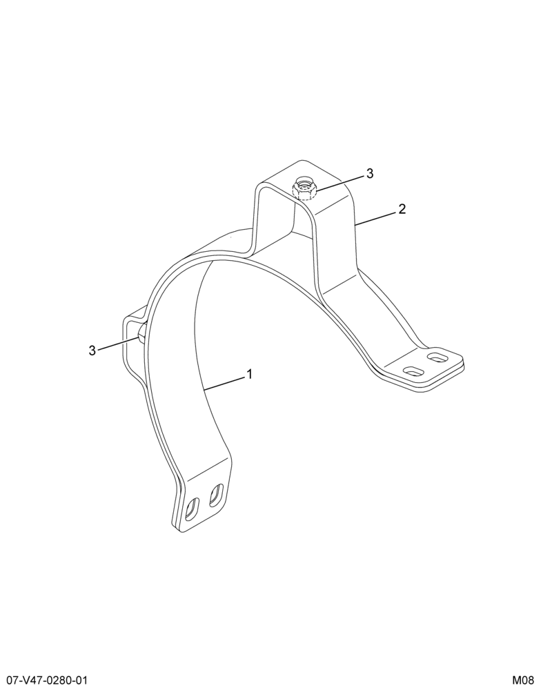 ......STRAP MUFFLER SUPT (8C4Z-5260-BA)