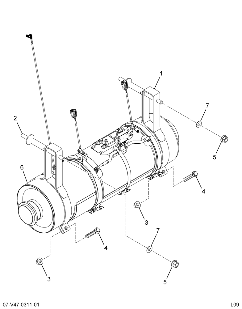 ..AFTERTREATMENT DEVICE CUMMINS (Intl. 3853765C91)