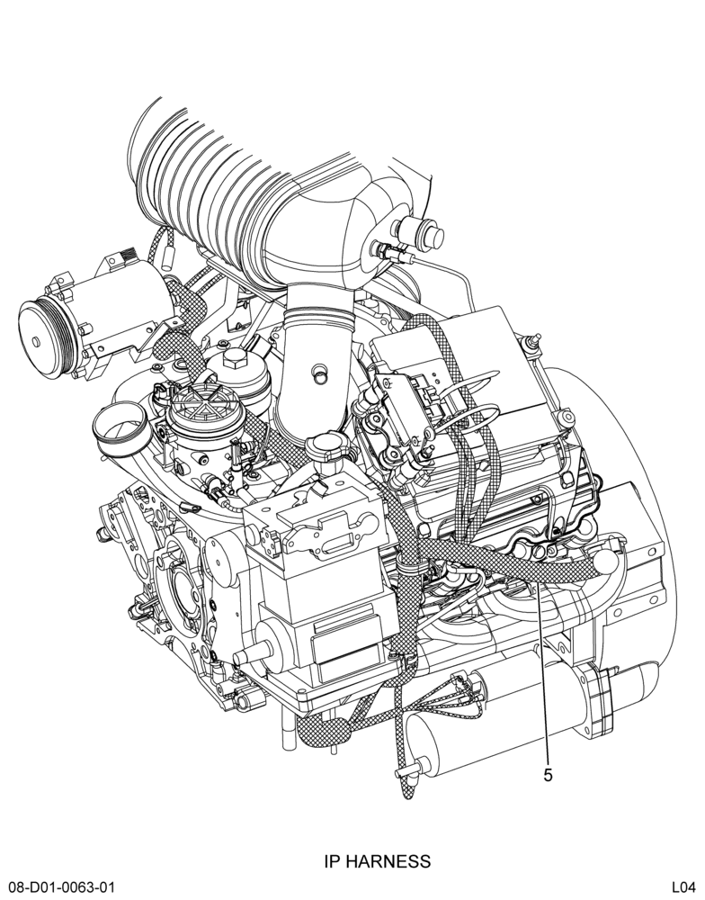 SERVICE ENGINE ELECTRICAL;  W/V8