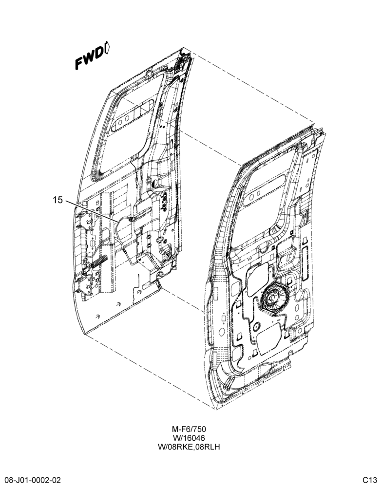 Схема установки BC3Z-14631-AAA