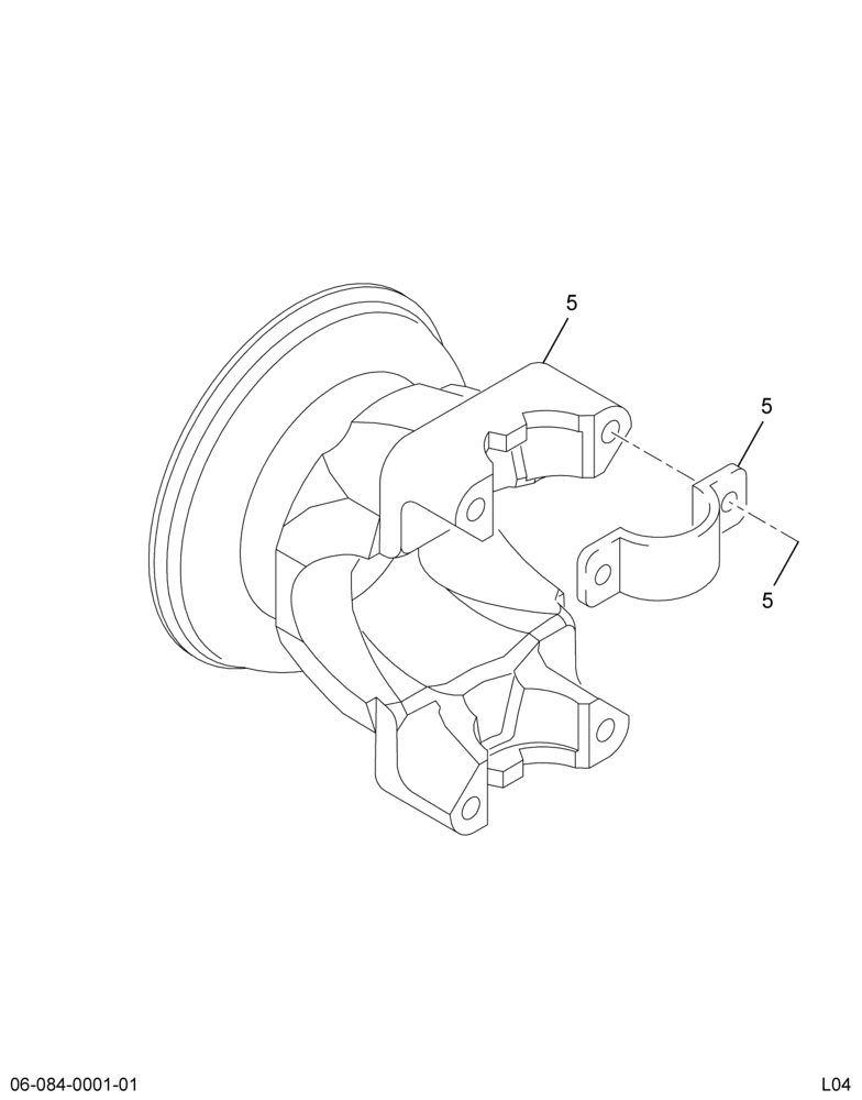 INPUT YOKE; REAR-REAR AXLE