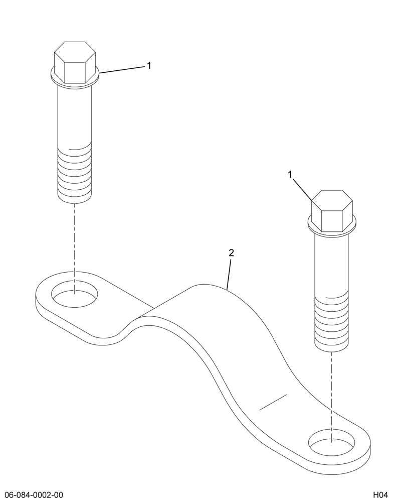 ..KIT STRAP&BOLT 1710 1760 1810 (4C4Z-4635-C3)
