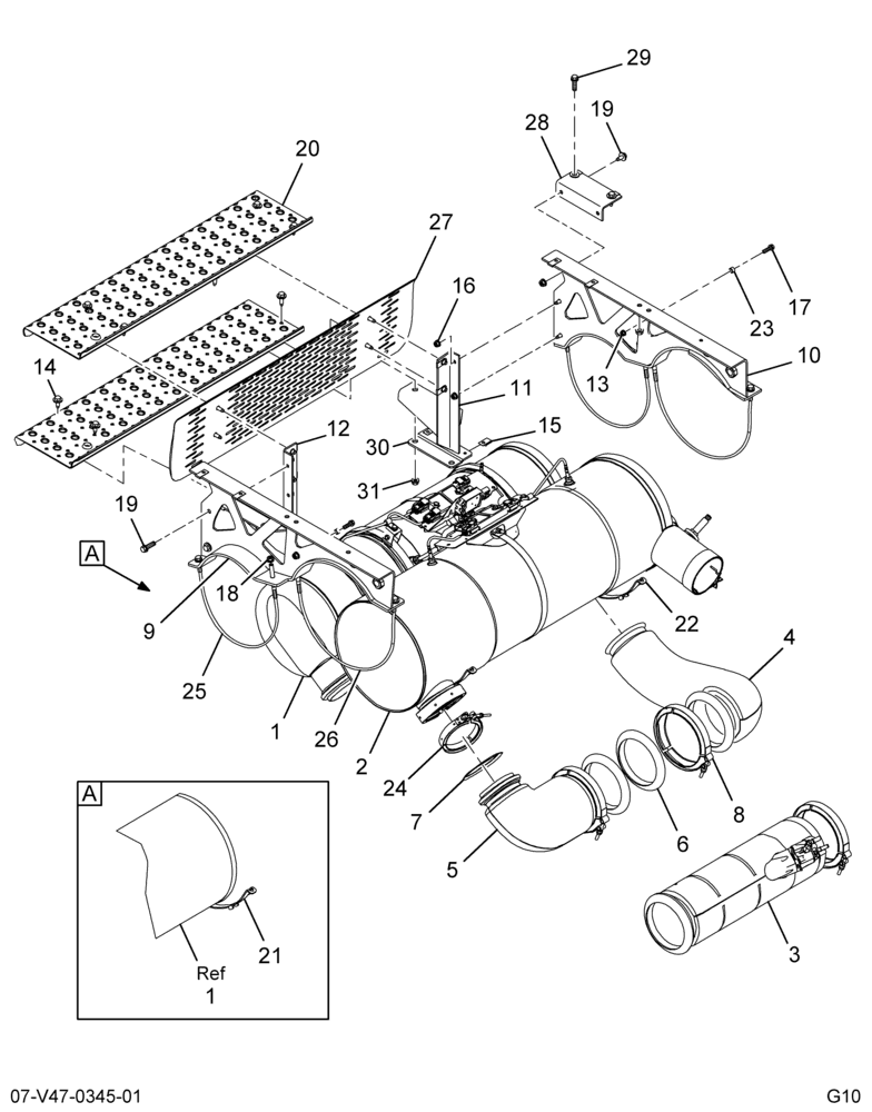 ..AFTERTREATMENT DEVICE  CUMMINS (Intl. 3855859C91)