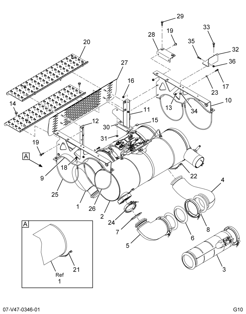 ..AFTERTREATMENT DEVICE CUMMINS (Intl. 3855859C92)