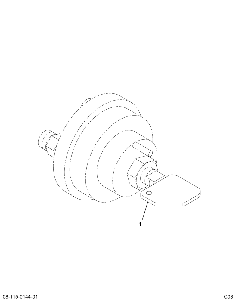 ....SWITCH BATTERY DISCONNECT*LOCK (4C4Z-10A757-BA)