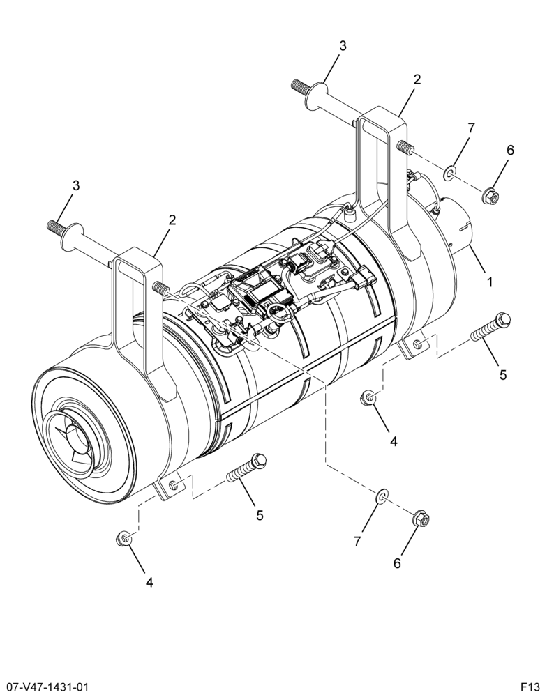 ..AFTERTREATMENT DEVICE,CUMMINS (Intl. 3945603C91)