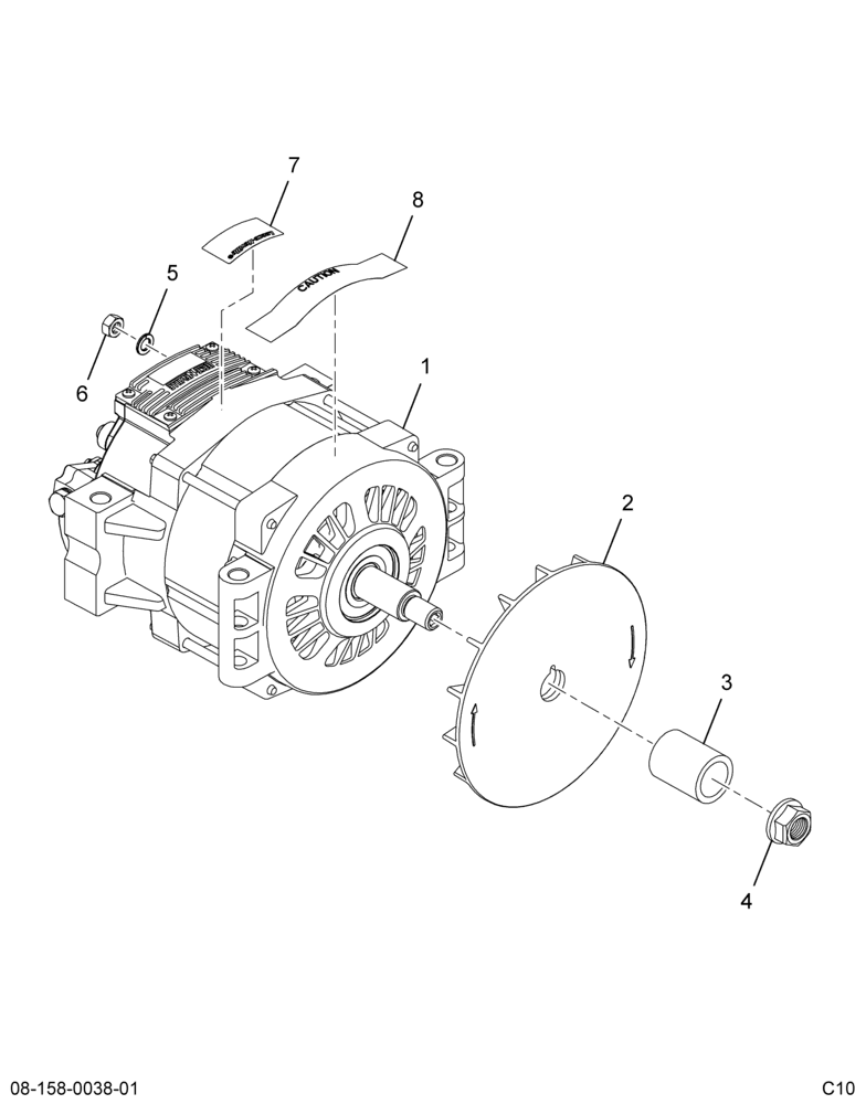 ..ALTERNATOR 12V  220A  LEECE NE (BC4Z-10346-C)