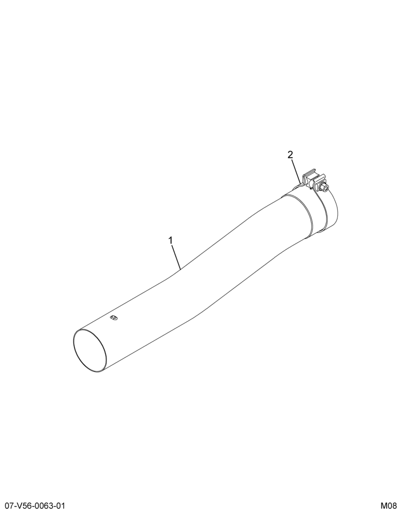 ..PIPE TAIL INTERMEDIATE ASSEMB (Intl. 3831815C1)