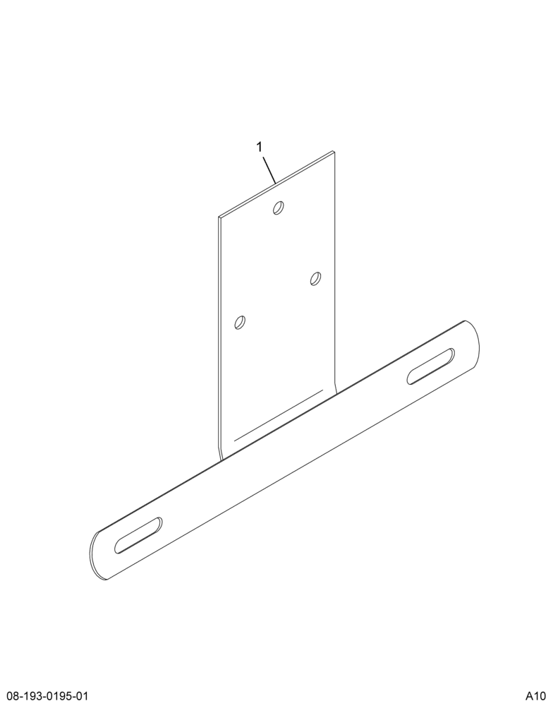..BRACKET LICENSE PLATE (4C4Z-13406-BA)