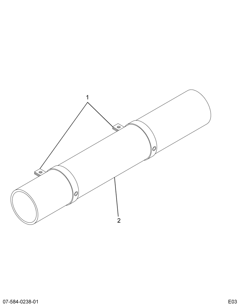 ..PIPE EXHAUST INTERMEDIATE PIPE (4C4Z-5255-AA)